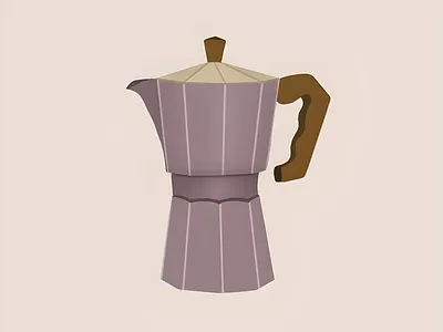 Fueling my day with bold flavors from my trusty moka pot✨ americano animation art artwork cafe cappucino cattle coffee coffee pot design digital art digital illustration espresso graphic design hot coffee ice coffee illustration moka pot procreate procreate dreams