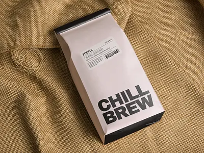 CHILLBREW Packaging Design bag design branding coffee design packaging design product