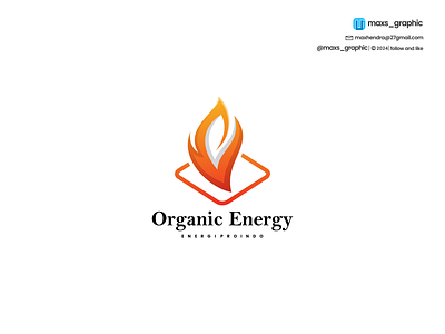 Organic Energy Logo branding design graphic design icon illustration logo logo design logotype vector