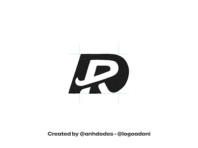 sleek DR RD monogram typography logo for sale 3d anhdodes animation branding design graphic design illustration letter d logo letter r logo logo logo design logo designer logodesign minimalist logo minimalist logo design motion graphics ui