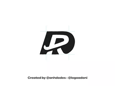 sleek DR RD monogram typography logo for sale 3d anhdodes animation branding design graphic design illustration letter d logo letter r logo logo logo design logo designer logodesign minimalist logo minimalist logo design motion graphics ui