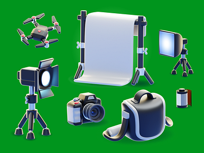 Camera Photography 📸 3d 3d illustration camera design design asset drone free asset graphic design iconscout illustration photography photoshoot render 3d studio