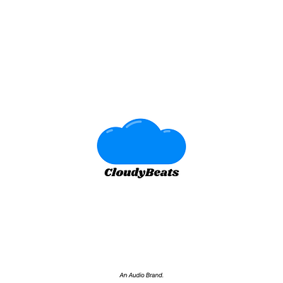 CloudyBeats - A conceptual Audio Brand branding graphic design logo