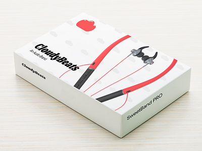 Packaging of SweetBand PRO of CloudyBeats. branding logo