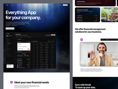 Sally - Finance Management Landing Page agency company dashboard dashboard apps finance finance management financial management uidesign user experience userinterface web app web design