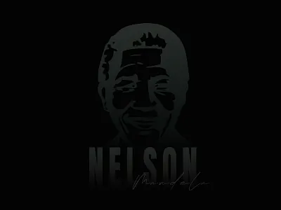 Nelson Mandela Day black design branding dark day design festival post freelancer graphic design logo logo design nelson mandela social media post typography ui vector yellow