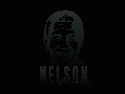 Nelson Mandela Day black design branding dark day design festival post freelancer graphic design logo logo design nelson mandela social media post typography ui vector yellow
