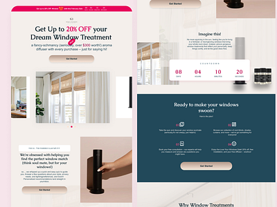 Spoken Interiors' Promotional Page design ui uiux ux web