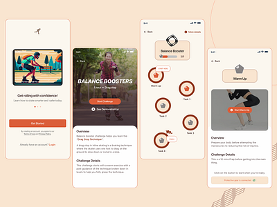 SkateSmart: A concept concept game game design gaming inline skating ios mobile play player skating ui design ux research