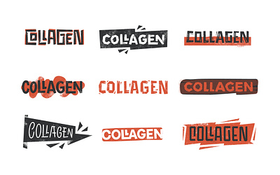 Collagen branding customlettering customtype design identity lettering letters type typography
