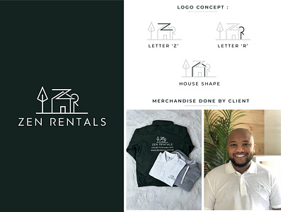 Zen Rentals Logo Design branding graphic design logo