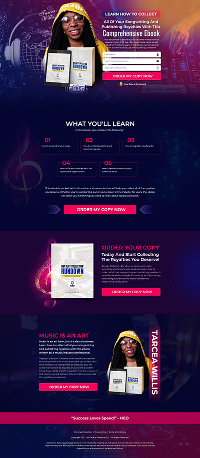 Click Funnels Landing Page clickfunnels figma graphic design ui