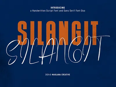 Silangit Font Duo animation branding design font fonts graphic design illustration logo nostalgic