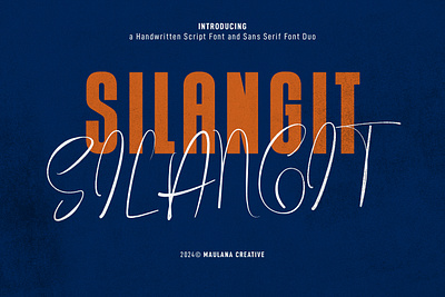 Silangit Font Duo animation branding design font fonts graphic design illustration logo nostalgic