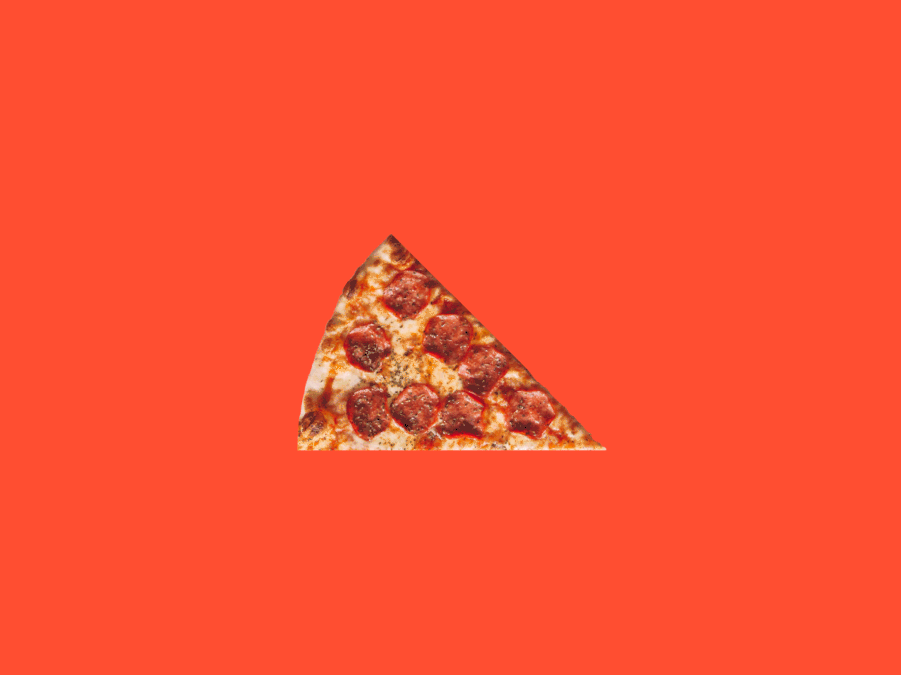 Pizza Logo Animation graphic design logo motion graphics
