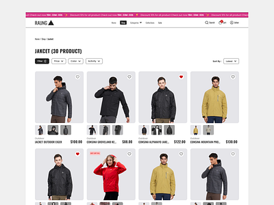 Mountain Gear E-Commerce 🌄✨ design e commerce mobile mountain shop uiux website