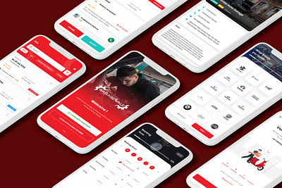 Mobile App Design - Garage design figma mobile app ui user interface ux ux design