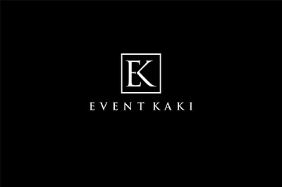 EVENT KAKLI MONOGRAM LOGO branding business logo company logo design graphic design logo logo design luxury logo minimal minimalist minimalist logo modern logo monogram monogram logo wordmark