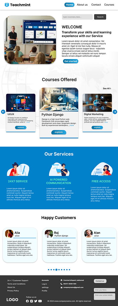 E learning platform redesign branding graphic design logo redesign site ui