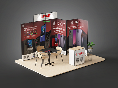 GITEX EXPO Tanzania adobe illustrator artwork booth wall designs branding digit expo gitex expo graphic design tanzania wall designs