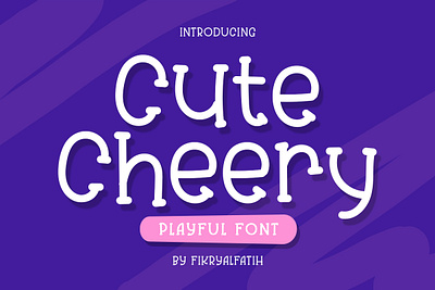 Cute Cheery - Playful Font babby branding child cute design display font handwritten logo playful script typeface