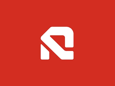 R Monogram Initial Letter Bold Shape Logo logo logo design logotype minimal logo r monogram minimalist modern monogram r shape sport