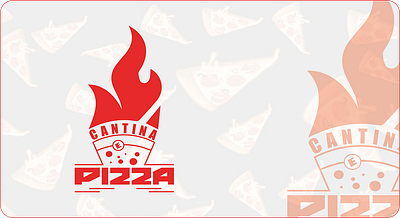 Cantina E Pizza Logo graphic design logo