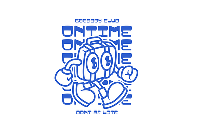 ON TIME - Mascot Design animation cartoon character illustration mascot motion graphics vector