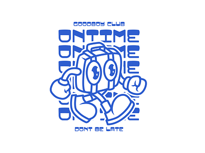 ON TIME - Mascot Design animation cartoon character illustration mascot motion graphics vector
