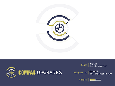 Compas Upgrades Logo graphic design logo