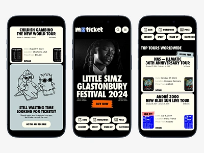 Ticket Service. Part 2 app design branding clean design e commerce events illustration interface ios kosinov lifestyle mobile design music product design trendy ui ux