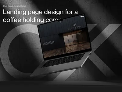 ☕️ Club Kavy | Landing Page animation branding ui