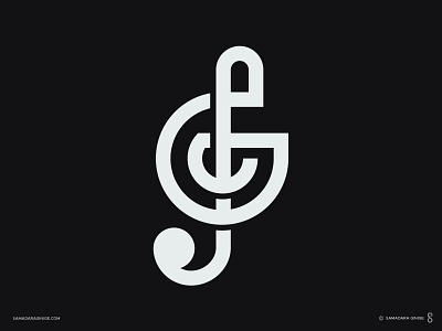 GS Monogram branding business design gs letter logo mark minimal monogram music samadaraginige simple studio teach train