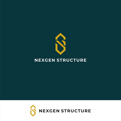 NEXGEN STRUCTURE branding business logo company logo design graphic design initial logo logo logo design luxury logo minimal minimalist logo modern logo monogram logo vector