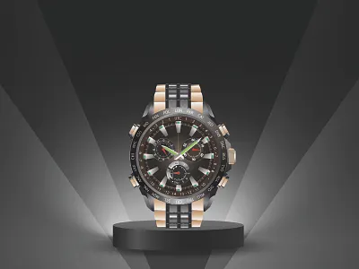 WATCH DESIGN IN ILLUSTRATOR 3d watch ai app designing icon illustration logo mokup photoshop poster sports text typography ui vector watch watch design watch design in illustrator watct in ai web