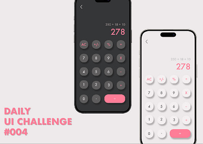 DAILY UI #004 : CALCULATOR app design dailyui design figma illustrator mobile app design product design ui ui design ui designer ui designs uidesign uidesigner uidesigners uidesigns uiux
