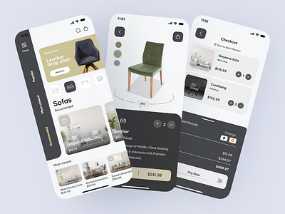 Envisage - Discover ideal furniture app application desain design design app furniture furniture app furniture home furniture ideal home ideal inspiration mobile mobile app reference tech ui ui design uiux ux