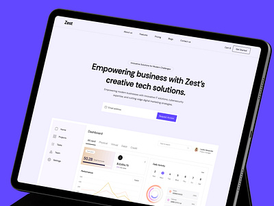 Zest - SaaS Website Template b2b builtwithtemplate business dashboard madeinwebflow madewithwebflow marketing saas saas hero saas landing saas landing page saas startup saas website small business software startup webflow