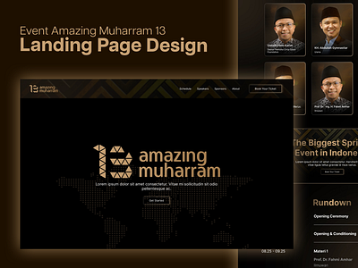 Landing Page Design - Amazing Muharram 13 landing page ui ux