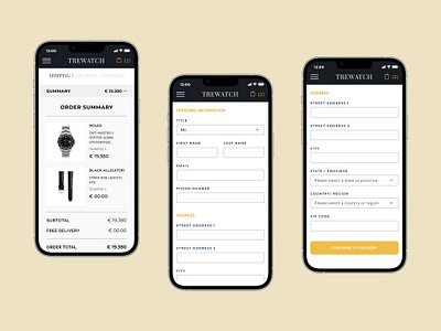 Luxury Watch Ecommerce Mobile Websit customerengagement design designthinking digitalmarketing ecommerce ecommercedesign highendretail mobiledesign responsivedesign ui userinterface ux visualdesign web webdesign