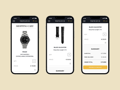 Luxury Watch Ecommerce Mobile Websit customerengagement design digitalmarketing ecommercedesign highendretail luxuryecommerce onlinepresence personalizedexperience premiumproducts refinedaesthetics responsivedesign seamlesscheckout ui ux visualdesign webdesign