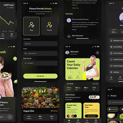 Diet Planning Mobile App mobile app