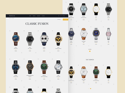 Luxury Watch Ecommerce Website Design animation app design branding dashboard e commerce graphic design icon design illustration landing page logo design mobile design product design prototype typography user experience user interface uxui web design wireframe