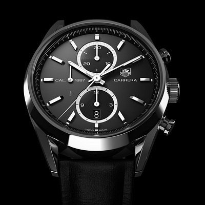 TAG HEUER CARRERA WATCH 3d