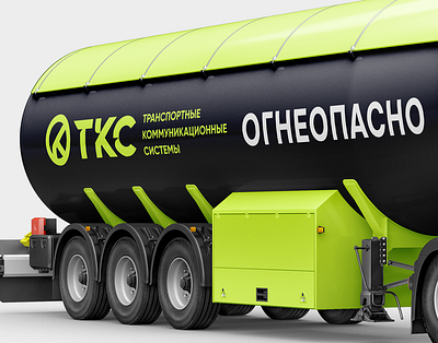 Брендирование на транспорте / Разработка логотипа / ТКС branding graphic design logo
