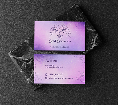 Logo and business card for a craft jewelry master branding business card graphic design logo logo design