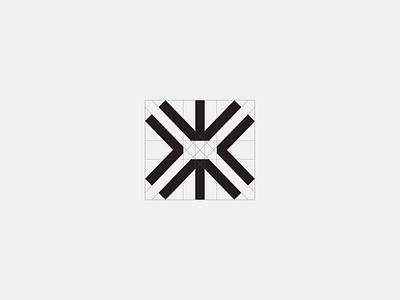 WestX logomark architecture branding clean design logo mark modern scaling simple visual