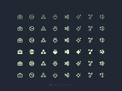 New icons for this week assets filled icon icon pack icon set icons line icon mingcute sharp