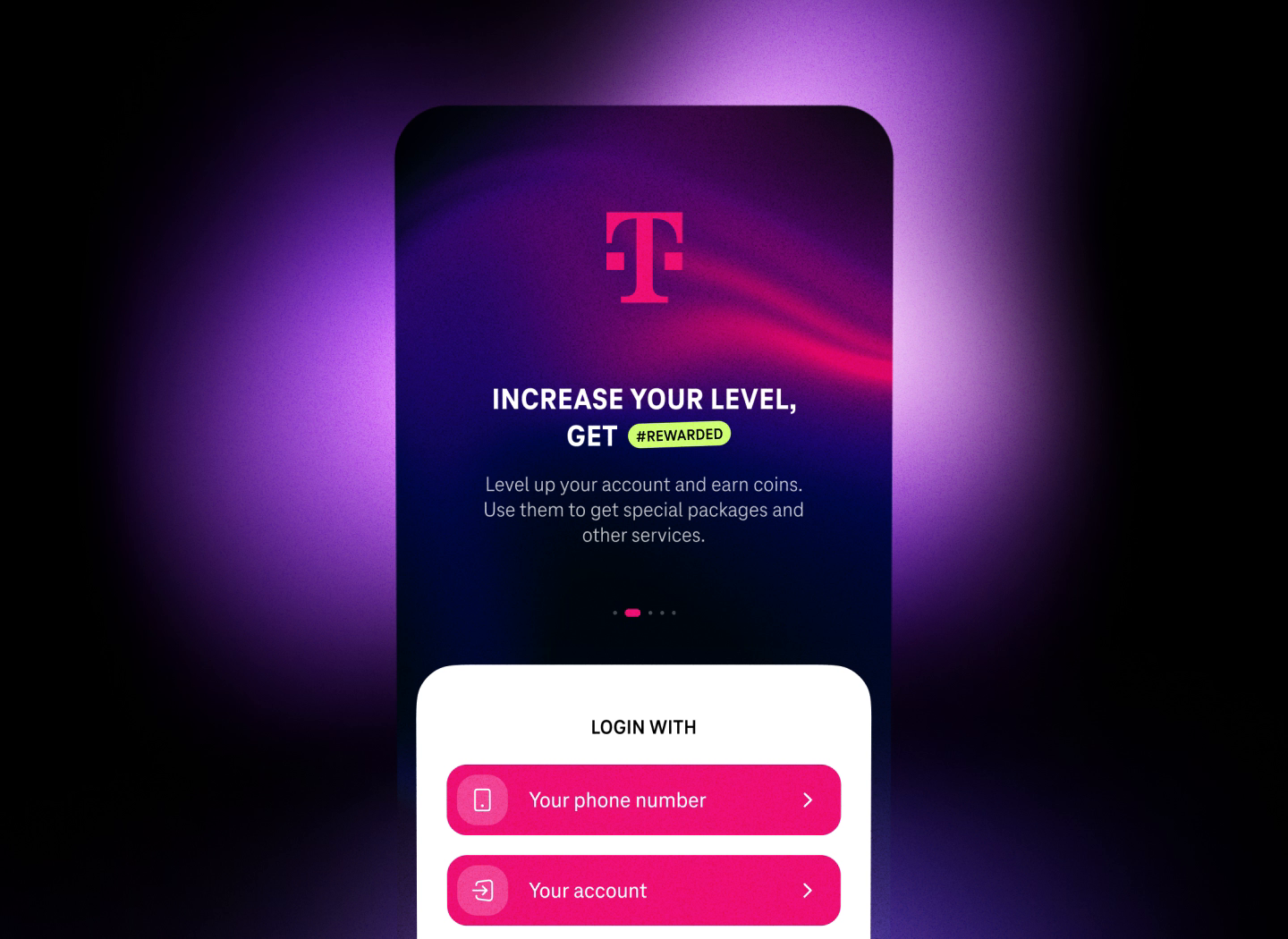 Example of Telekom - Mobile app