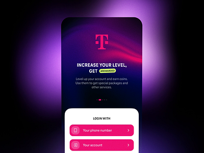 Telekom - Mobile app animation app application colorful fresh gamification mobile playful ui ux ux design vibrant